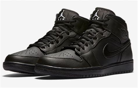 nike herren air jordan 1 mid schwarz leder|Air Jordan 1 mid schuhe.